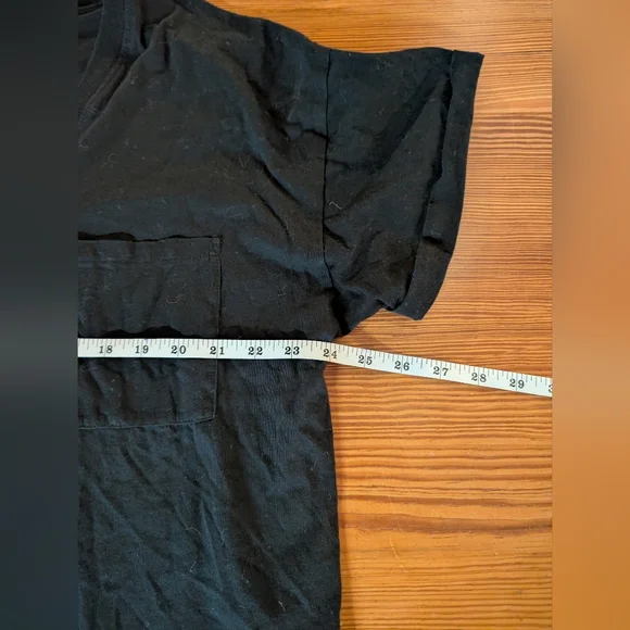 Lou & Grey Supima Cotton Black Tee Size XL - Picture 3 of 7